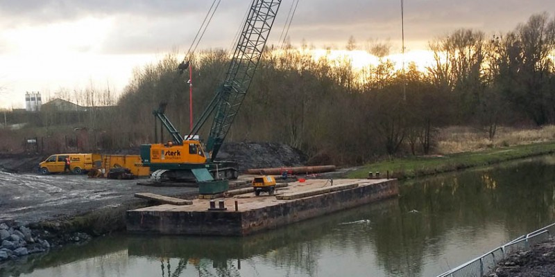 Sterk - Fundatie spoorbruggen Hautmont en Maubeuge