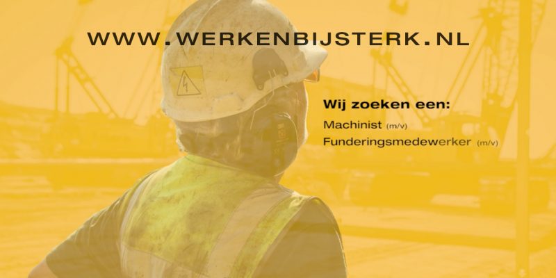 Sterke Vacature: Machinist & Funderingsmedewerker